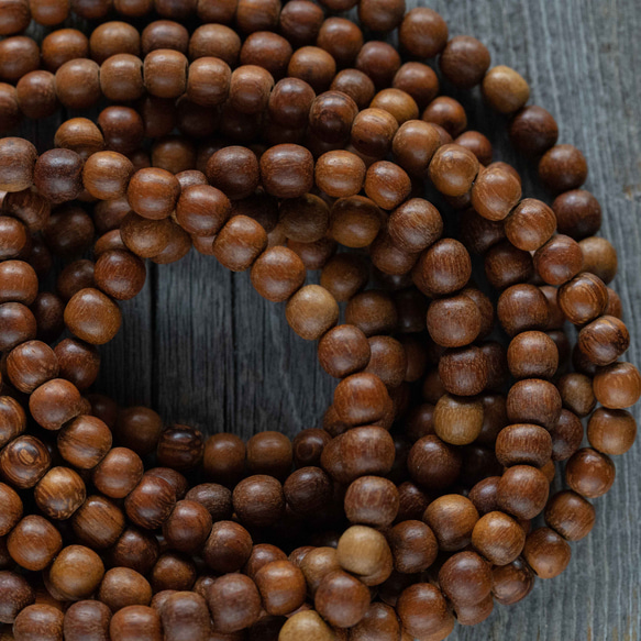 ＊wood beads