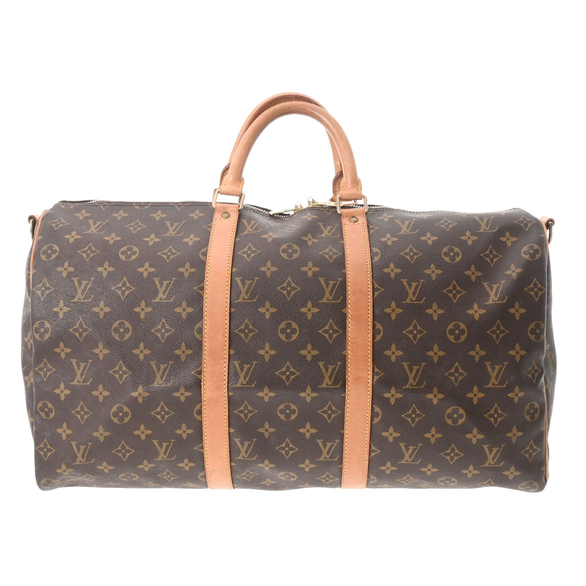 LOUIS VUITTON ルイヴィトン モノグラム キーポルバンドリエール 50 ブラウン M41416 レディース モノグラムキャンバス ボストンバッグ Bランク 中古 