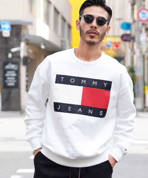 TOMMY HILFIGER(トミー ヒルフィガー) TJ LUCCA CREWNECK / スウェット トレーナー メンズ 長袖 ブランド トップス  裏起毛