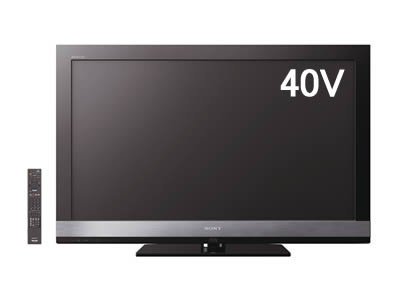 SONY 40V型 フルハイビジョン 液晶テレビ BRAVIA KDL-40W1【中古品】