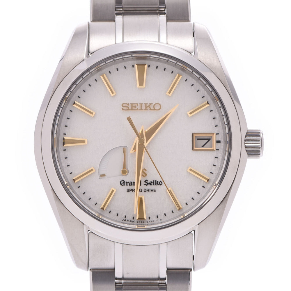 SEIKO セイコー グランドセイコー スプリングドライブ SBGA059 メンズ TI 腕時計 スプリングドライブ 白文字盤 Aランク 中古 