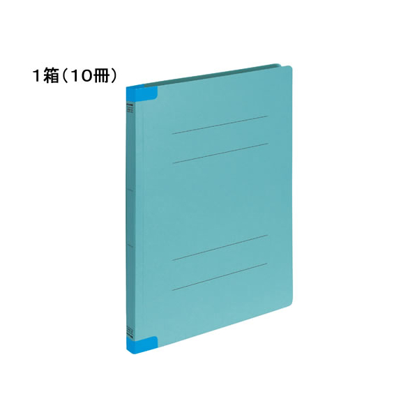 コクヨ フラットファイル〈K2〉背補強 A4タテ とじ厚15mm 青 10冊 F015761-K2ﾌ-BR10BX10