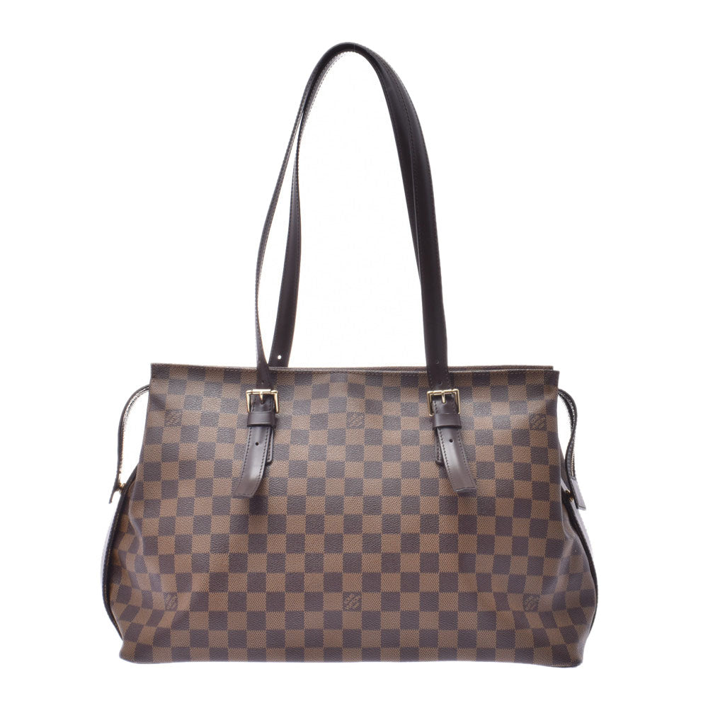 LOUIS VUITTON ルイヴィトン ダミエ チェルシー ブラウン N51119 ユニセックス ダミエキャンバス ショルダーバッグ ABランク 中古 