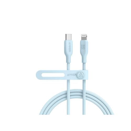 アンカー A80A2N31 Anker 541 エコフレンドリー USB-C & ライトニングケーブル 1.8m ブルー