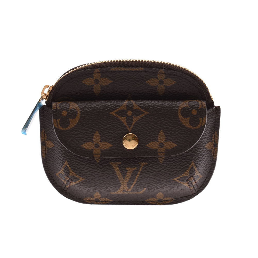 LOUIS VUITTON ルイヴィトンポルトモネシリング 小銭入れ  14145 ブラウン ユニセックス モノグラムキャンバス コインケース M60025  中古