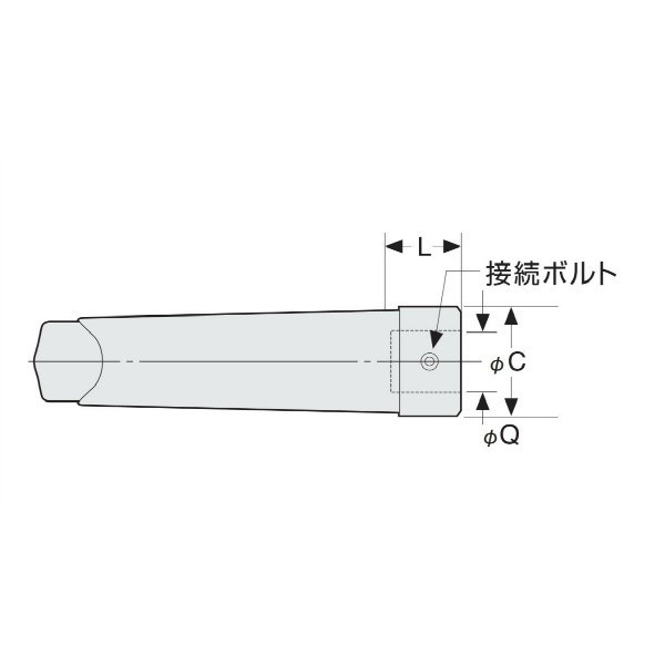 日研工作所 モールステーパ ボーリング用ベースホルダ