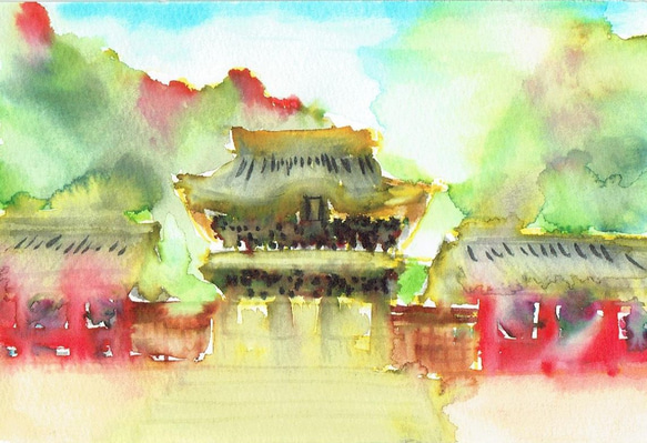 陽明門　原画