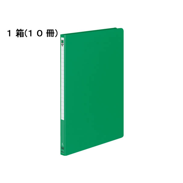 コクヨ レターファイル(Mタイプ) A4タテ とじ厚12mm 緑 10冊 1箱(10冊) F836503-ﾌ-1550NG