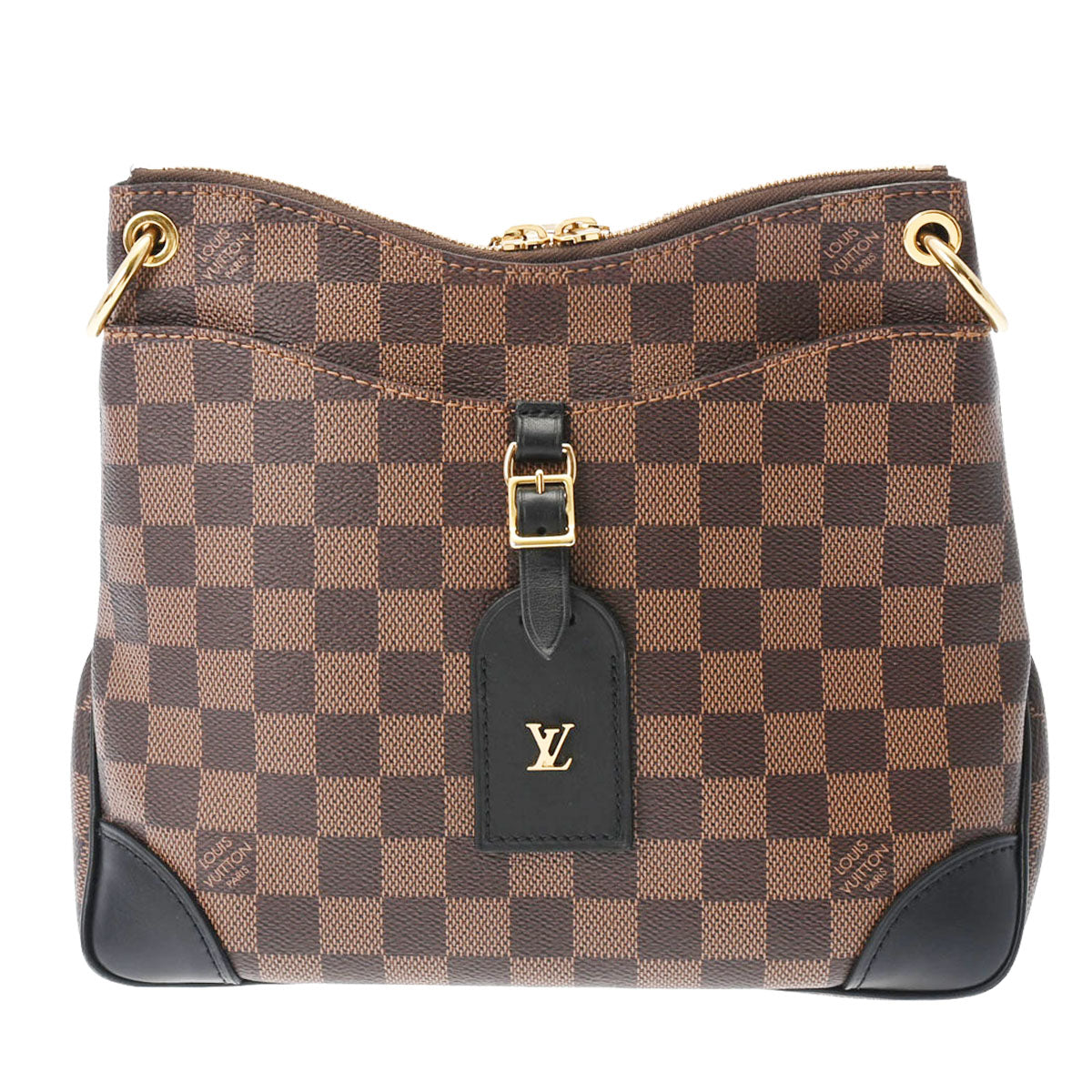 【2025年度カレンダ】LOUIS VUITTON ルイヴィトン ダミエ オデオンNM PM ブラウン N50064 レディース ダミエキャンバス ショルダーバッグ Aランク 中古 