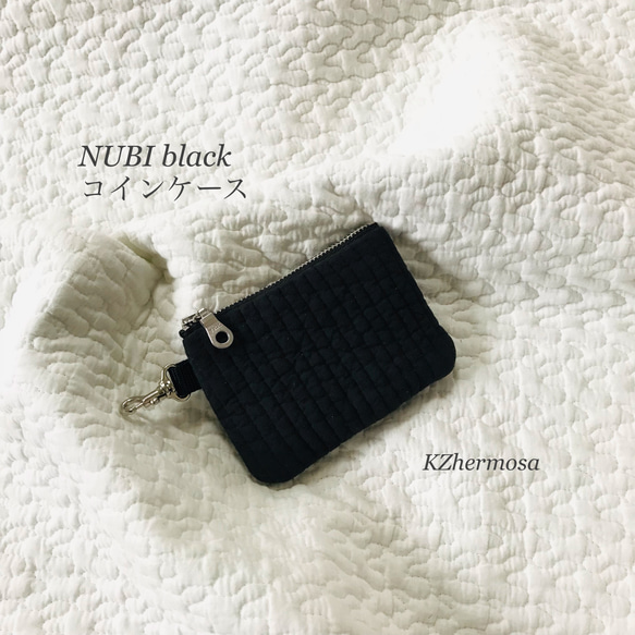 NUBI  black コインケース　ブラック　ヌビポーチ　イブル　ヌビ