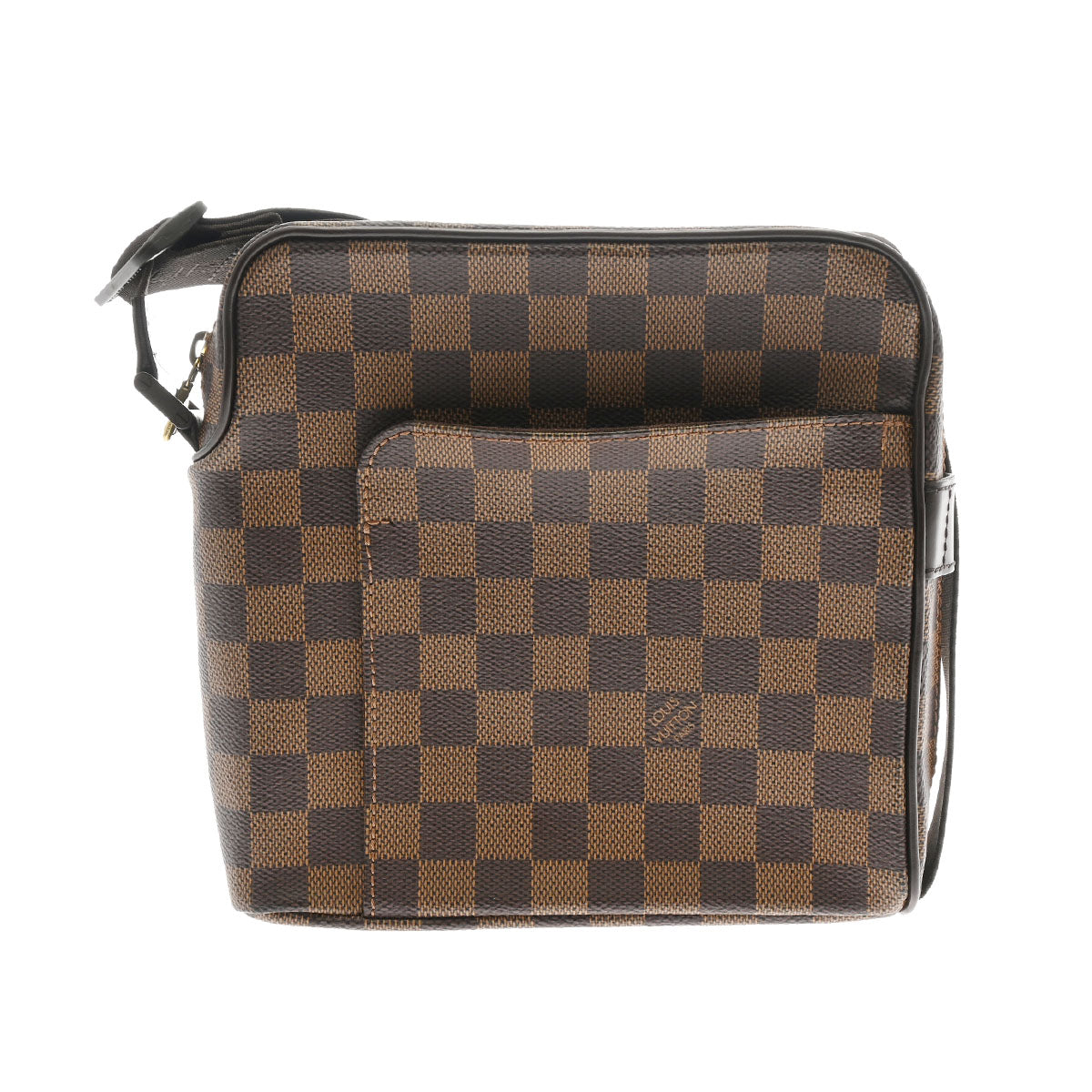 LOUIS VUITTON ルイヴィトン ダミエ オラフ PM ブラウン N41442 ユニセックス ダミエキャンバス ショルダーバッグ Aランク 中古 