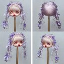 オビツ11ウィッグ モヘア手編みカツラドール