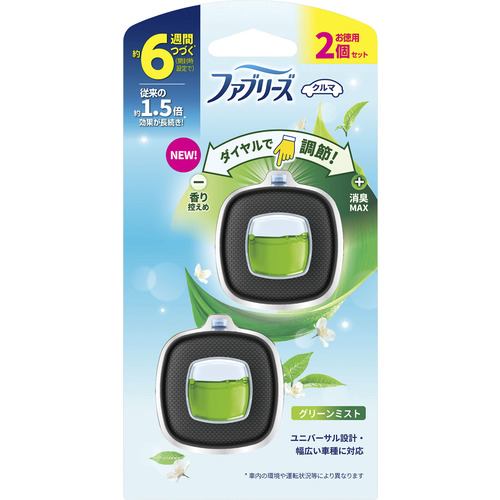 P&Gジャパン ファブリーズ イージークリップ グリーンミスト ２．４ＭＬ ２個パック