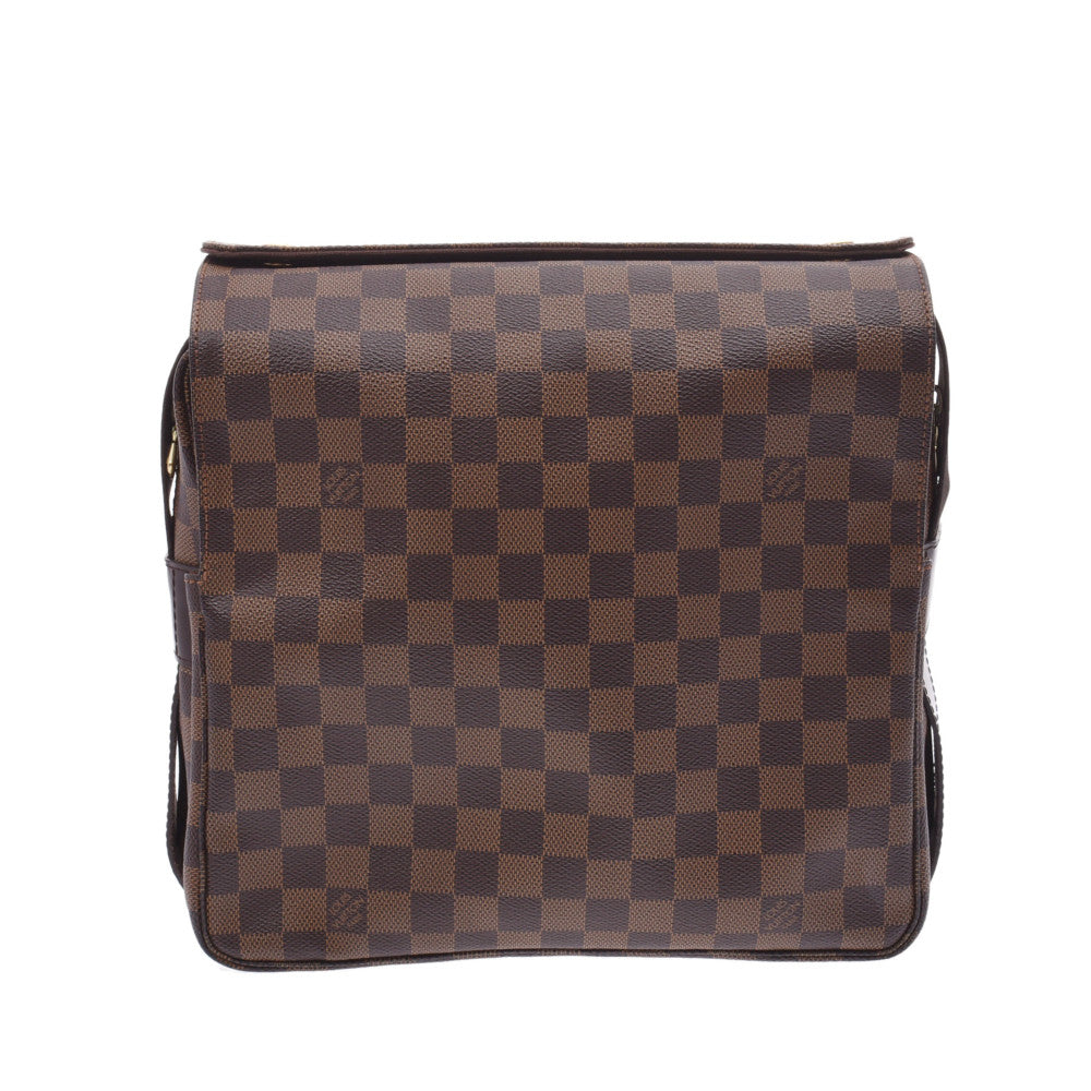 LOUIS VUITTON ルイヴィトン ダミエ ナヴィグリオ  ブラウン N45255 ユニセックス ダミエキャンバス ショルダーバッグ Aランク 中古 