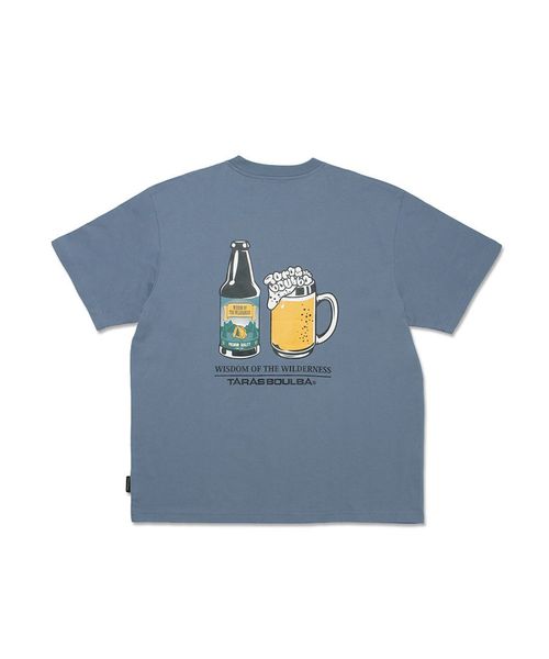 タラスブルバ/コットン天竺 プリントＴシャツ（ビールジョッキ）