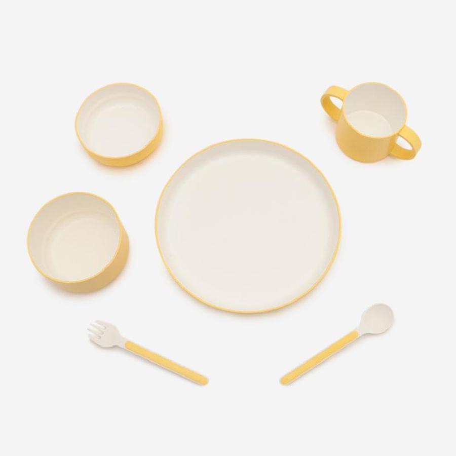 tak | KIDS DISH gift box standard cutlery イエロー