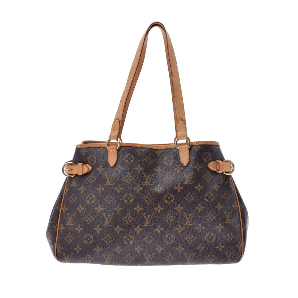 LOUIS VUITTON ルイヴィトン モノグラム バティニョール オリゾンタル ブラウン M51154 ユニセックス モノグラムキャンバス トートバッグ Bランク 中古 