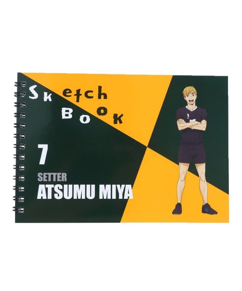 ハイキュー！！ お絵かき帳 図案スケッチブック 宮侑 少年ジャンプ ヒサゴ お絵かきノート アニメキャラクター グッズ