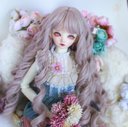 BJD 1/3 1/4  1/6人形 ドール用ウィッグ カツラ 耐熱 ハンドメイドzxww-320