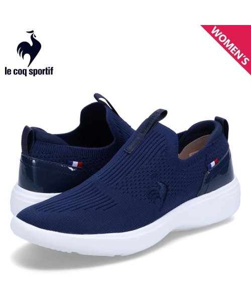 ルコック スポルティフ le coq sportif スニーカー スリッポン ラ ローヌ FK 2 レディース LA RHONE FK 2 ネイビー QL3XJ