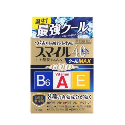 【第2類医薬品】ライオン（LION） スマイル40EX ゴールドクールMAX (13mL)