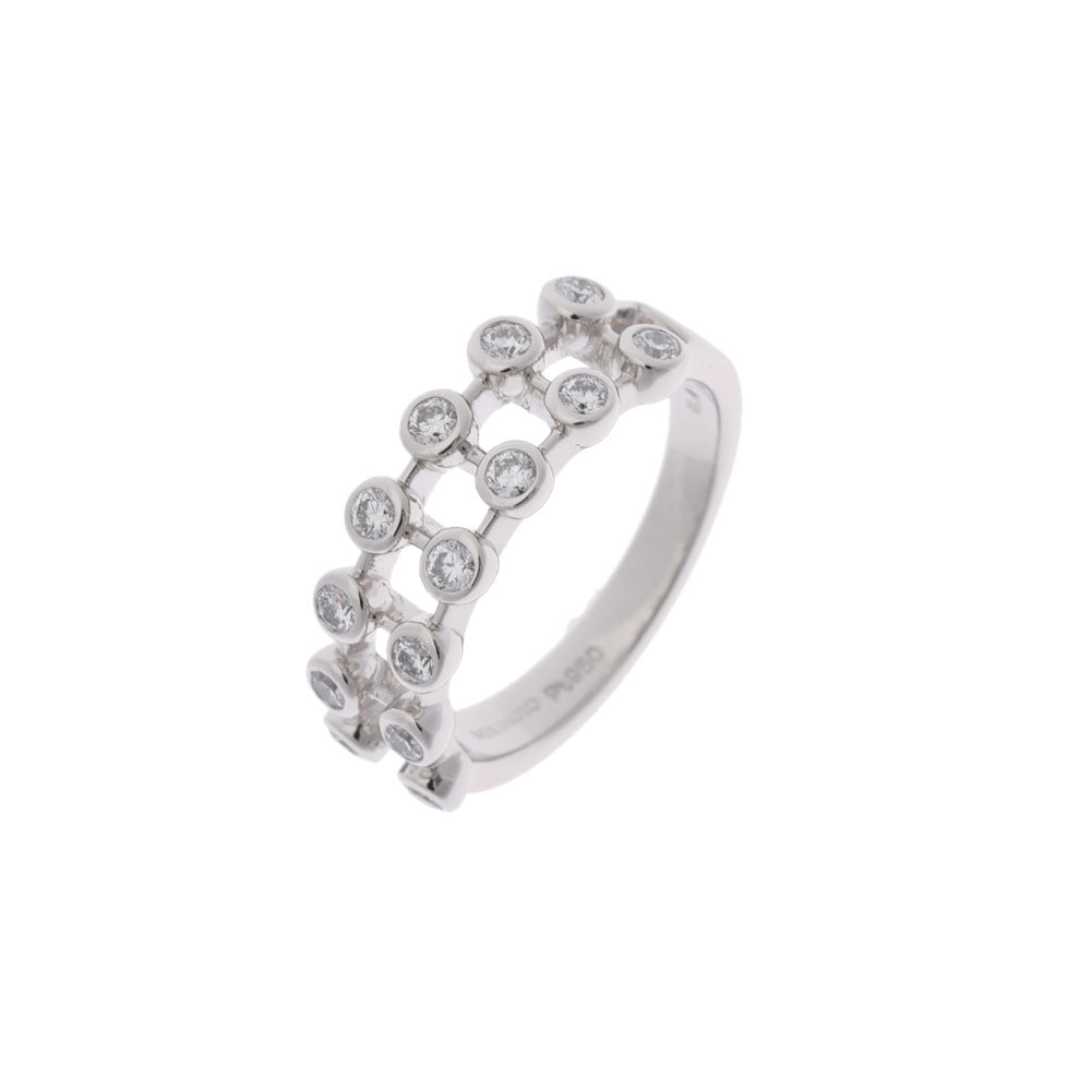 MIKIMOTO ミキモト ダイヤ0.41ct 11号 レディース Pt950プラチナ リング・指輪 Aランク 中古 