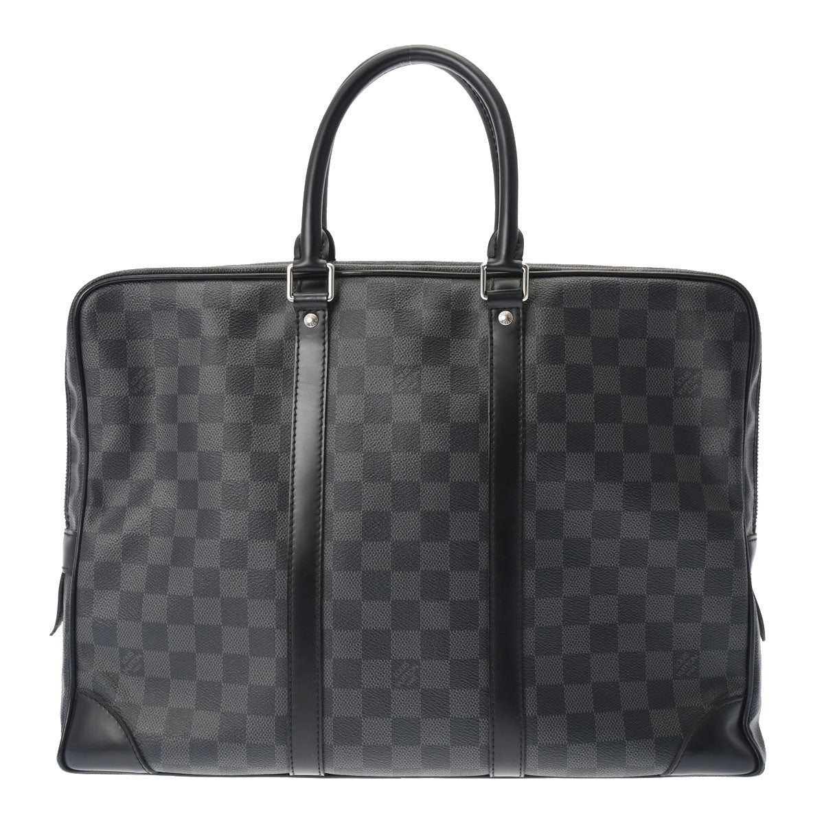 LOUIS VUITTON ルイヴィトン ダミエ グラフィット ヴォワヤージュ ブラック N41125 メンズ ダミエグラフィットキャンバス ビジネスバッグ ABランク 中古 