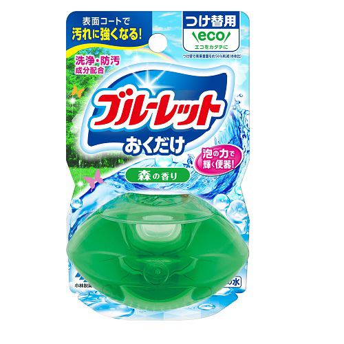 小林製薬 液体ブルーレットおくだけつけ替用 森の香り トイレ用洗剤 70ml