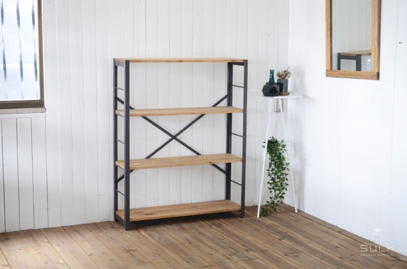 ANGLE RACK – 4shelves（OAK）　/ 収納ラック・4段