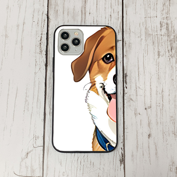 iphoneケース1-3-16 iphone 強化ガラス 犬・いぬ・ワンちゃん 箱14 かわいい アイフォン iface