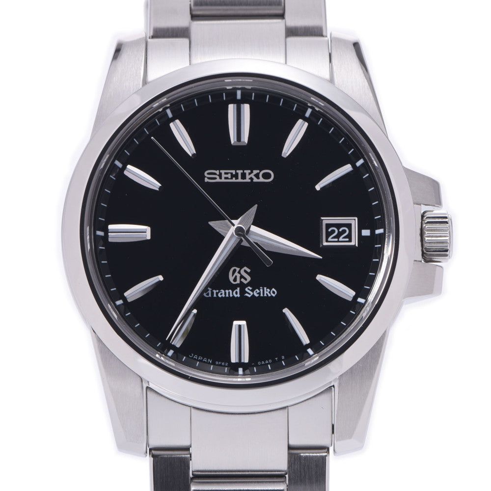 SEIKO セイコー グランドセイコー SBGX055/9F620AA1 メンズ SS 腕時計 クオーツ 黒文字盤 Aランク 中古 