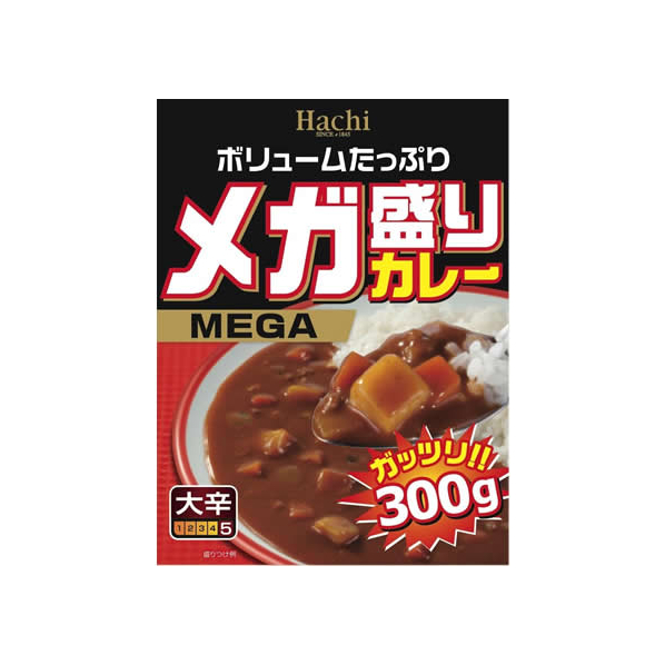 ハチ メガ盛りカレー 大辛 300g F875447