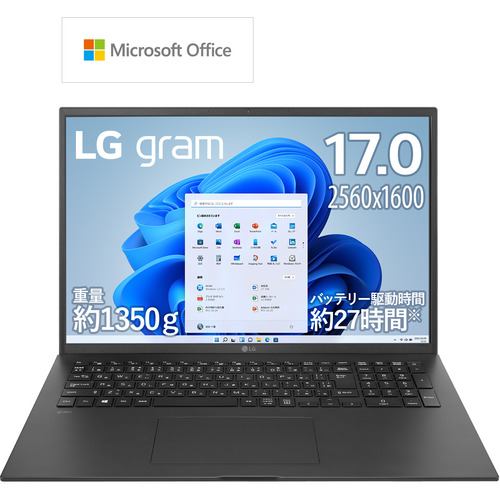 LG Electronics 17ZB90R-MA78J1 16.0インチノートパソコン/ノングレア LG gram 16GB 17ZB90RMA78J1