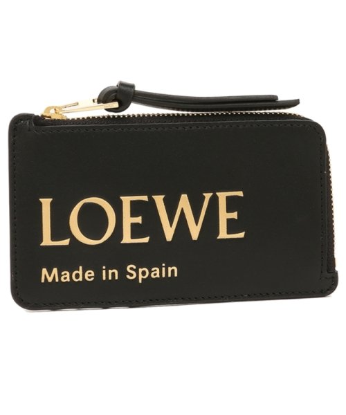 ロエベ フラグメントケース カードケース ロゴ アナグラム コインケース ブラック レディース LOEWE CLE0Z40X01 1100