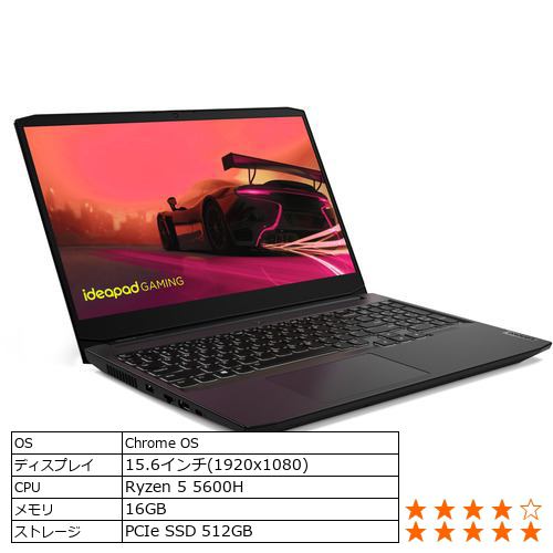 【台数限定】Lenovo 82K2008CJP ゲーミング ノートパソコン Lenovo IdeaPad Gaming 360 シャドーブラック