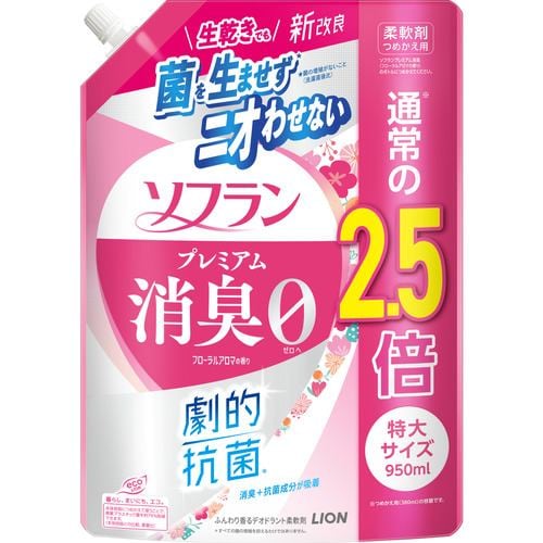 ライオン ソフランプレミアム消臭フローラルＡ替特大 950ml