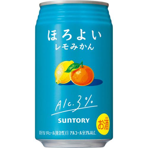 サントリー ほろよいレモみかん缶ケース 350ml Ｘ24本