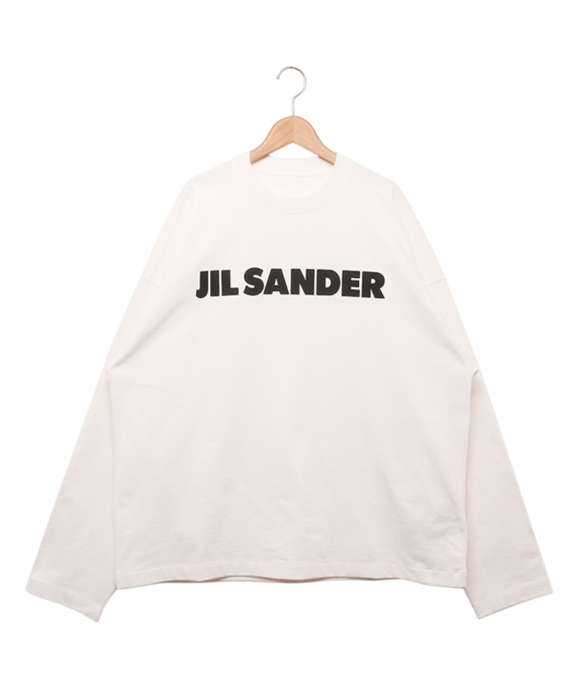 ジル・サンダー/ジルサンダー Tシャツ カットソー 長袖カットソー ホワイト メンズ JIL SA･･･