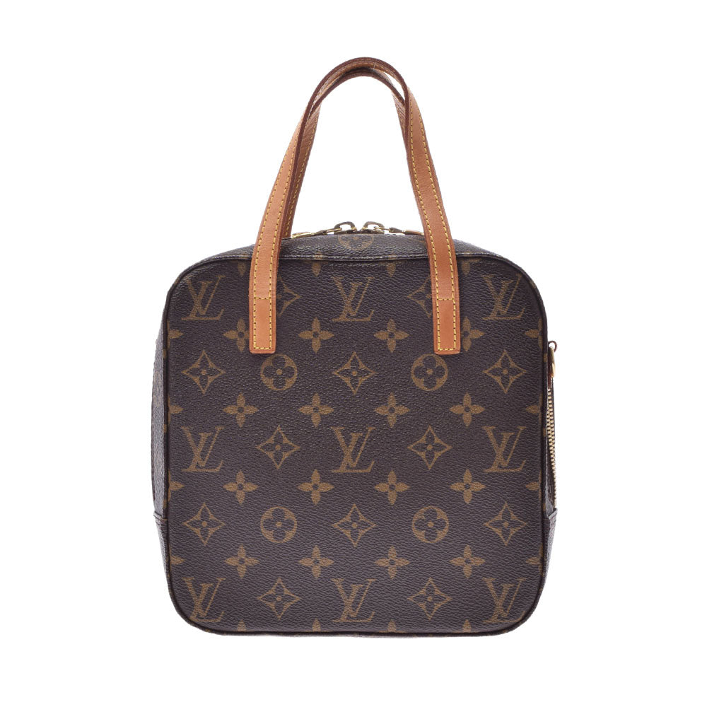 LOUIS VUITTON ルイヴィトン モノグラム スポンティーニ ブラウン M47500 ユニセックス モノグラムキャンバス ハンドバッグ Bランク 中古 