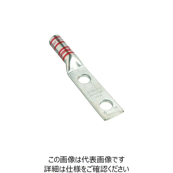 銅製圧縮端子 2穴 電線サイズ AWG3/0 取付穴サイズ 104mm 取付穴間隔 254mm