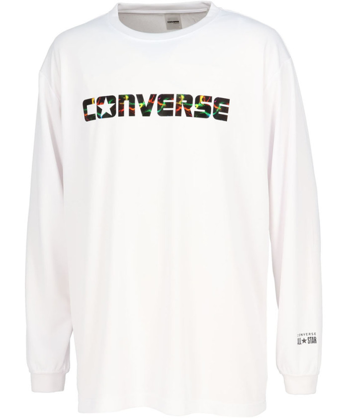 CONVERSE/CONVERSE コンバース バスケット プリントロングスリーブシャツ Tシャツ･･･