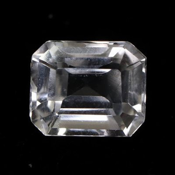 ブラジル産 フェナカイト 7.6mmクッションカット  ルース 1.5ct【榎本通商26012】