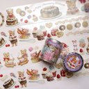 Cherish365【Happy Anniversary Teddies】PETテープ Clear Tape 剥離紙 特殊インク+白インク　CHO72B