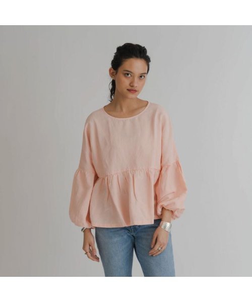 VILLA BLOUSE PEACH MELBA