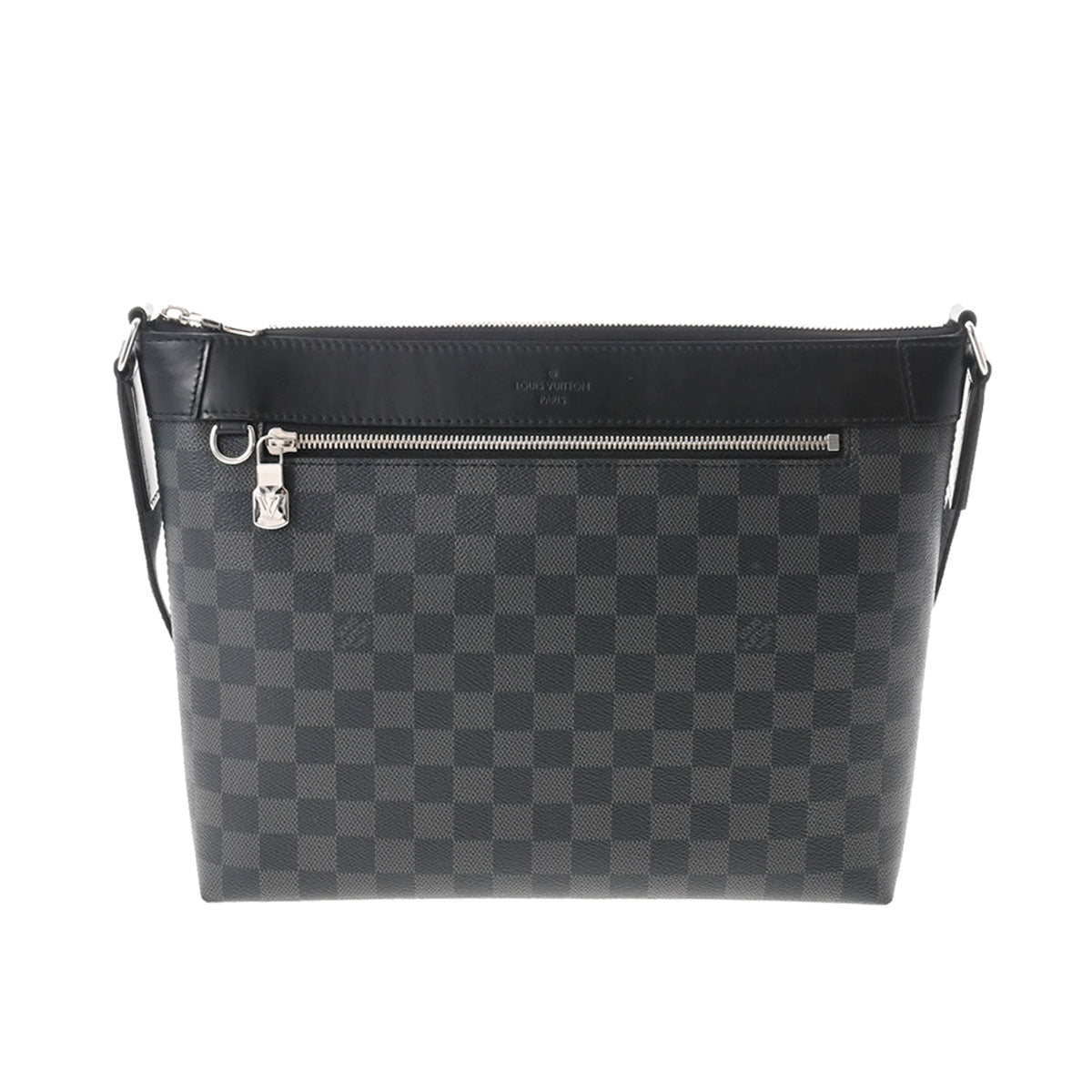 LOUIS VUITTON ルイヴィトン ダミエ グラフィット ミックPM NM 黒/グレー N40003 メンズ ダミエグラフィットキャンバス ショルダーバッグ Aランク 中古 