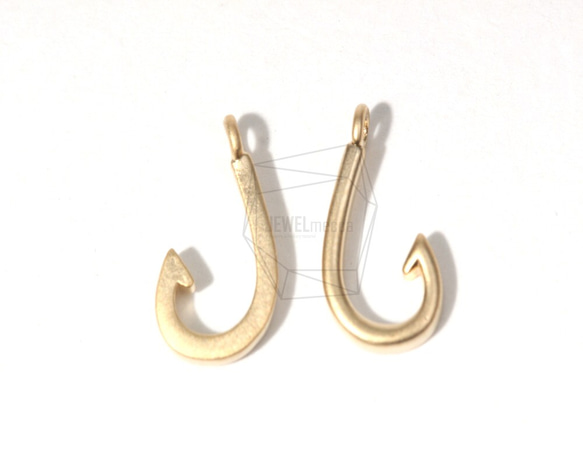 PDT-037-MG【4個入り】釣り針ペンダント,Fish Hook Pendent-Fish hook Charm