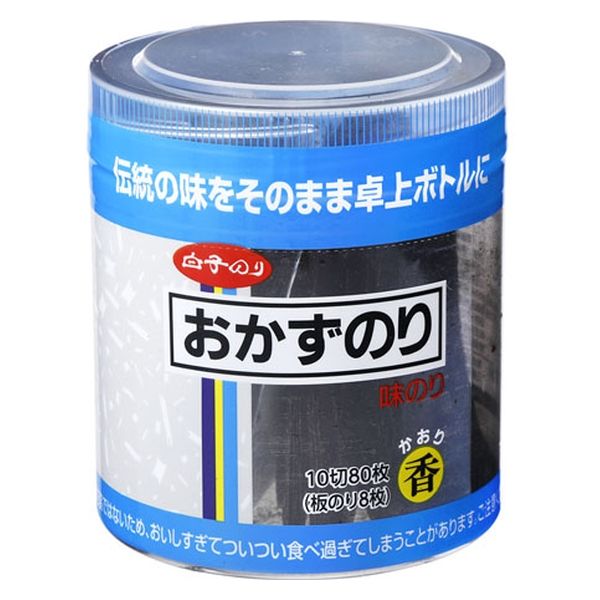 白子 白子のり 味おかず 香 卓上 10切80枚 x12 4901673262664 1セット(12個)（直送品）