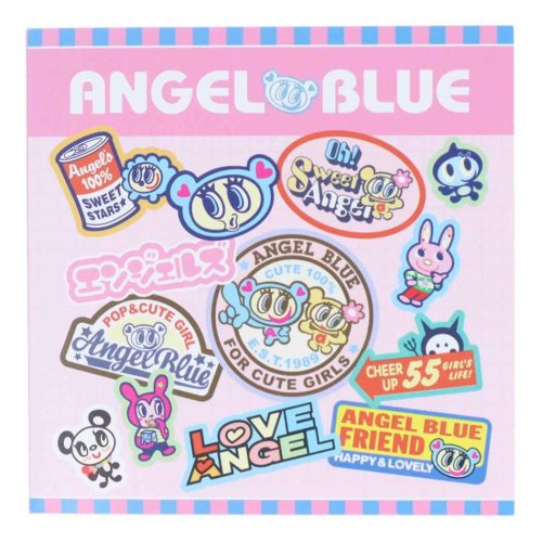 Angel Blue エンジェルブルー 付箋 ブック型付箋 ピンク サンスター文具 学校 メモ かわいい キャラクター グッズ