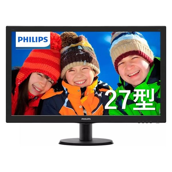 フィリップス 27インチ フルHD液晶モニター 273V5LHAB/11 1台