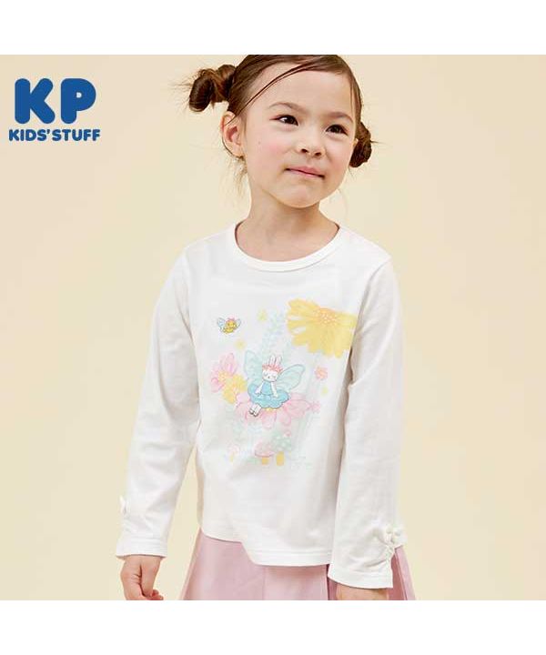 ケーピー/KP(ケーピー)【日本製】フェアリーmimiちゃんの長袖Tシャツ(100～130)